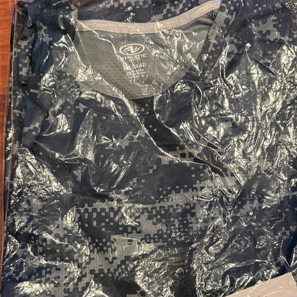 Russell Athletic Digital Camo Tee in Black and Gray bundle of 2